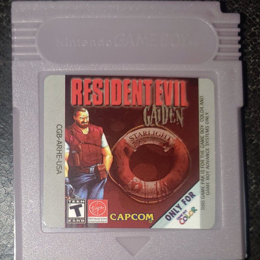 Resident Evil Gaiden GBC Video Game Gameboy Color
